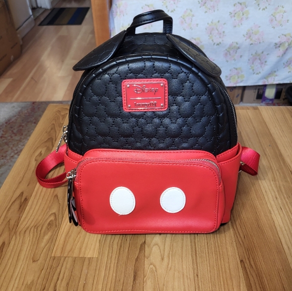 Disney Mickey Mouse Mini Backpack Loungefly Red & Black main image 13